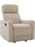 Sillon Mecedora Relax Reclinable, Tapizado Acolchado para Descanso en Salon o Dormitorio