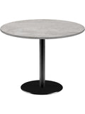 Mesa Circular de 120 cm Estilo Roma con Acabado Inspirado en Hormigon Natural