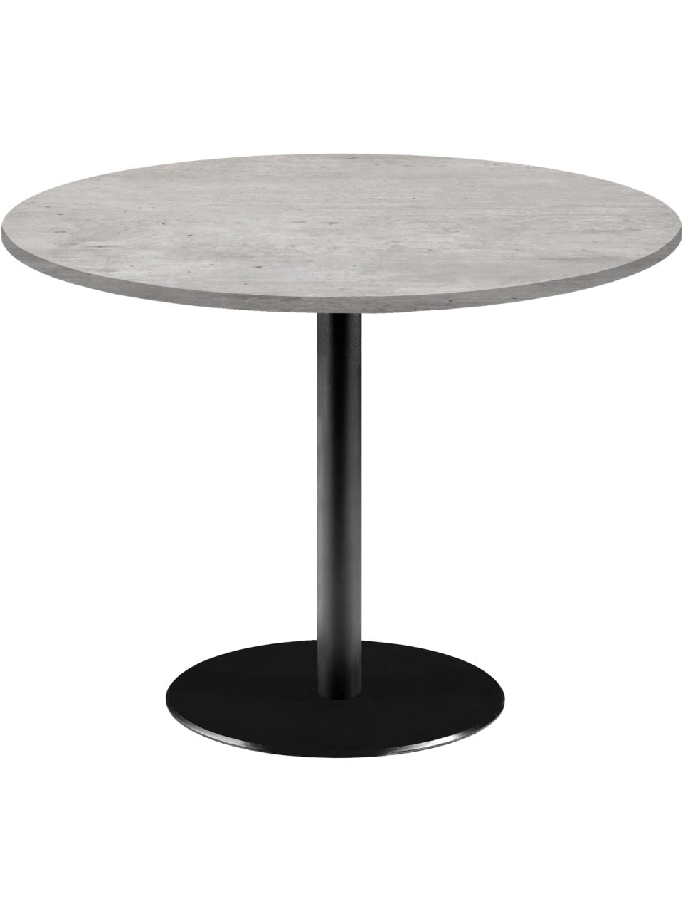 Mesa Circular de 120 cm Estilo Roma con Acabado Inspirado en Hormigon Natural